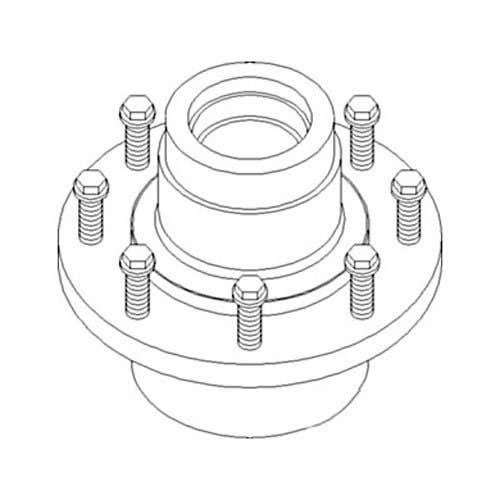 114993 | Rear Axle Hub Assembly | John Deere CTS 9400 9410 9500 9510 9600 9610 |  | AH173846