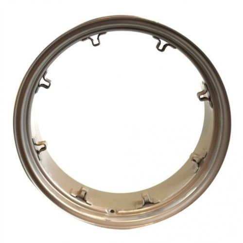 110531 | Rear Rim - 12" x 28" | 8 Loop | Silver Mist | Clamps |