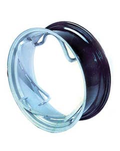 109359 | Rear Rim - 15" x 28" | 4 Rail | Silver Mist |