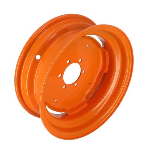 169706 | Rear Rim - 5.5" x 16" | Orange | Kubota B6001 B6100 B7000 B7001 |