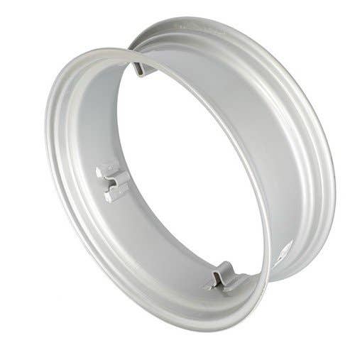 103715 | Rear Rim - 8" x 24" Rectangular 4 Loop Style | Silver | Clamps | Allis Chalmers B C IB | International | Farmall | IH A B Super A 100 130 140 140 240 240 404 |