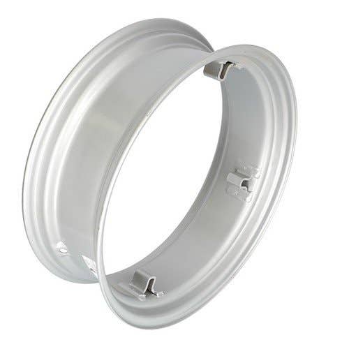 103715 | Rear Rim - 8" x 24" Rectangular 4 Loop Style | Silver | Clamps | Allis Chalmers B C IB | International | Farmall | IH A B Super A 100 130 140 140 240 240 404 |