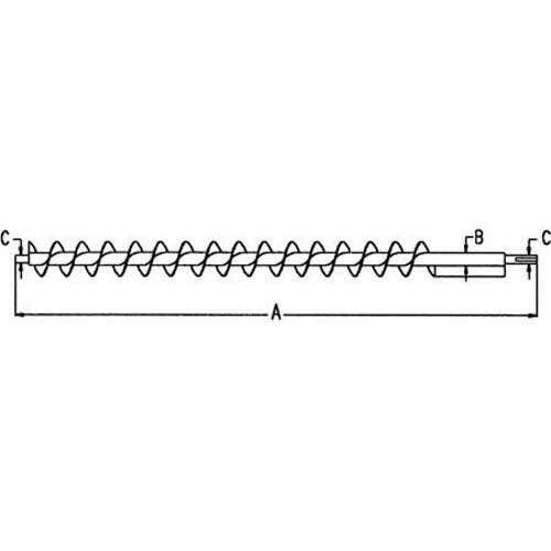 Rear Tank Cross Auger fits John Deere 7720 7721 AH103728 AH99635 Rear Tank Cross Auger fits John Deere 7720 7721 AH103728 AH99635