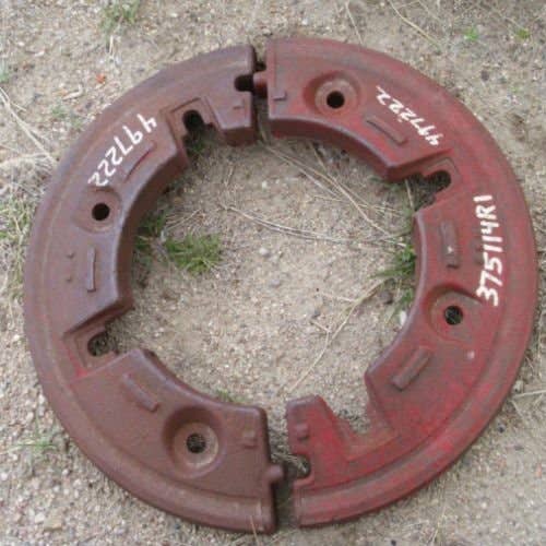 Used Wheel Weight Set fits International Hydro 70 Hydro 86 544 560 656 666 686 2544 2656 375114R1 Used Wheel Weight Set fits International Hydro 70 Hydro 86 544 560 656 666 686 2544 2656 375114R1