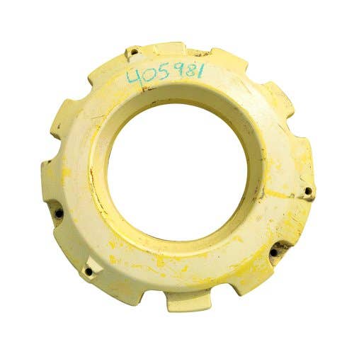 405981 | Rear Wheel Weight | John Deere 4055 4255 4455 4555 4560 4755 4760 4955 4960 6110M 6120M 6120R 6130M 6130R 6140J 6140M 6140R 6145M 6145R 6150M 6150R 6155J 6155M 6155R 6165J 6170M 6170R 6175M 6175R 6180J 6190R 6195M 6195R 6210 6210R |  | R111012