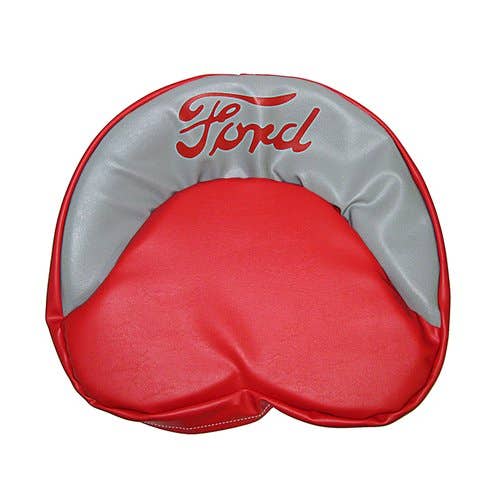 194406 | Red and Gray Tie-On Seat Cover with Ford Logo |