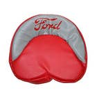 194406 | Red and Gray Tie-On Seat Cover with Ford Logo |
