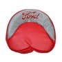 194406 | Red and Gray Tie-On Seat Cover with Ford Logo | 194406 | Red and Gray Tie-On Seat Cover with Ford Logo |