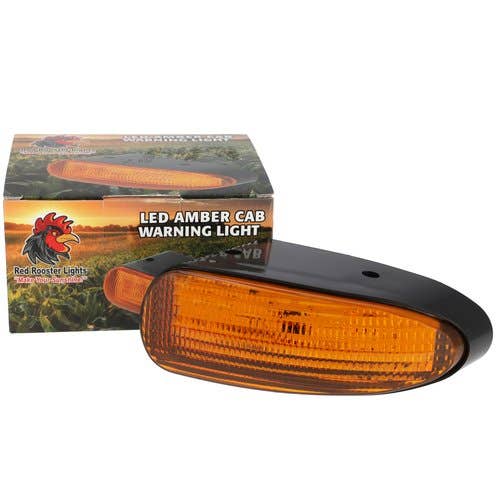 Red Rooster® LED Amber Cab Warning Light fits John Deere 4320 4520 6120 6220 6320 6415 6420 7220 7320 7420 7520 8430 9120 AT151873 AT326622 fits AGCO Red Rooster® LED Amber Cab Warning Light fits John Deere 4320 4520 6120 6220 6320 6415 6420 7220 7320 7420 7520 8430 9120 AT151873 AT326622 fits AGCO