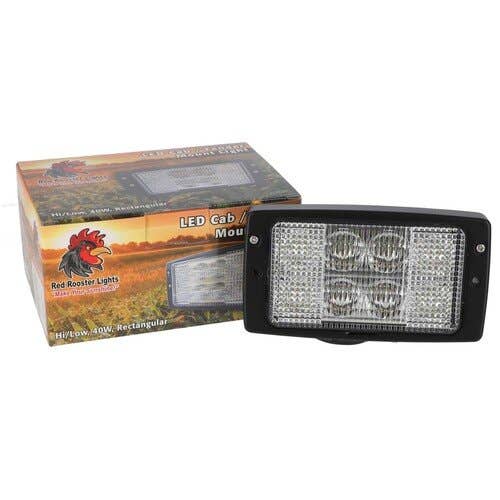 140523 | Red Rooster® LED Cab / Fender Mount Light | Rectangular | Hi/Lo | CLAAS 450 460 460R 470 470R 475 475R 480 480R 485 485R 560 560R 570 570R 575R 580R 585R 590R 595R 820 830 840 850 860 870 880 890 900 | John |  | 3713134M91 | AZ41570 | 3713134M91