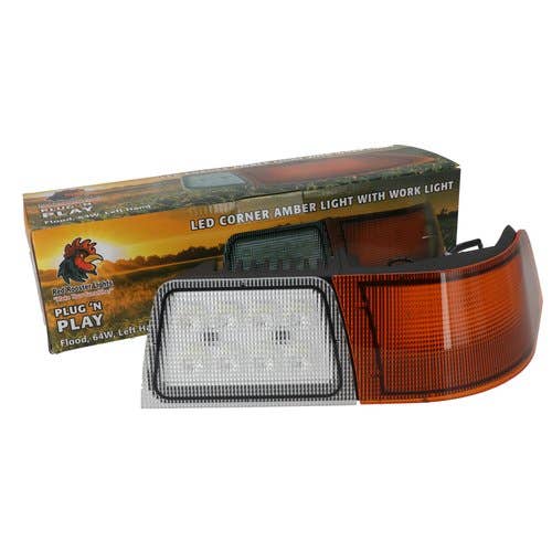 Red Rooster® LED Corner Light with Work Light fits Case IH Magnum 275 MX180 MX200 MX210 MX215 MX220 MX230 MX240 MX245 MX255 MX270 MX285 279219A1 Red Rooster® LED Corner Light with Work Light fits Case IH Magnum 275 MX180 MX200 MX210 MX215 MX220 MX230 MX240 MX245 MX255 MX270 MX285 279219A1