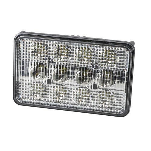 160679 | Red Rooster®  LED Headlight - 60W |  Rectangular | Hi/Lo Beam | Allis Chalmers 9130 9150 9170 9190 | John Deere 4560 4760 4960 9100 9200 |  | 72162190 | RE65223 | 30-3227332 | 79015698 | RE65423 | RE46298 | 30-3190269 | 30-3482014 | 30-3493407