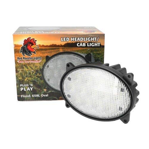 Red Rooster® LED Headlight / Cab Light fits John Deere 8120 8220 8225R 8245R 8270R 8320 8320R 8345R 8420 8430 8520 9120 RE173600 fits Case IH 87106354 Red Rooster® LED Headlight / Cab Light fits John Deere 8120 8220 8225R 8245R 8270R 8320 8320R 8345R 8420 8430 8520 9120 RE173600 fits Case IH 87106354