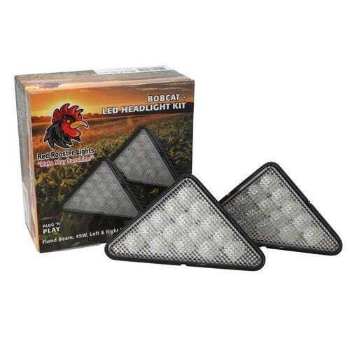 158486 | Red Rooster® LED Headlight Kit - Flood | 45W - LH & RH | Bobcat A220 A300 S100 S130 S150 S160 S175 S185 S205 S220 S250 S300 S330 T110 T140 T180 T190 T200 T250 T300 T320 751 753 763 |  | 7259523 | 7259524 | 6718042 | 6718043 | 6674400 | 6674401
