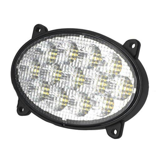 140622 | Red Rooster® LED Headlight – Oval | Flood Beam | John Deere 4920 4930 8120 8120T 8220 8220T 8225R 8245R 8270R 8295R 8295RT 8320 8320R |  | RE271574 | 86038024 | RE181282 | RE180613 | RE271573 | 86056892 | 8604012 | 86038025 | 86034865 | 86034864