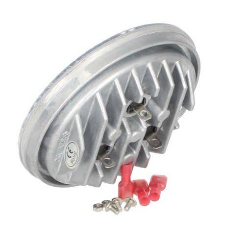 160629 | Red Rooster® LED Replacement Headlight - 18W | 4.5" Round | Fluted Lens | Hi/Lo Beam | International | Farmall | IH Hydro 70 Hydro 86 Hydro 186 686 786 886 986 1086 1400 1420 1440 1460 1470 1480 1486 1586 3088 |  | 131203C1 | RE336112 | RE285628