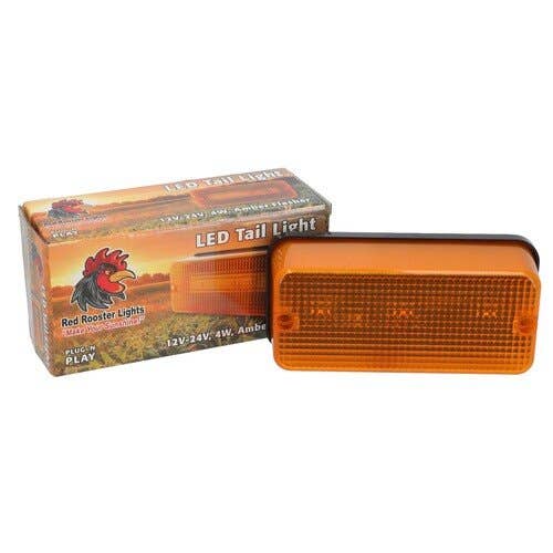 124673 | Red Rooster® LED Tail Light - 12V-24V | 4W | Amber Flasher | Case IH CPX420 CPX610 CPX620 CX50 CX60 CX70 CX80 CX90 |  | 92185C1 | 86016518 | 92185C1 | 92260C1 | 86023276 | 83977683 | 130882C1 | 130882C91 | 216044C91 | 216044C92 | 823303C91
