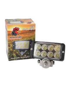123175 | Red Rooster® LED Work Light - 24W | Rectangular | Flood Beam |