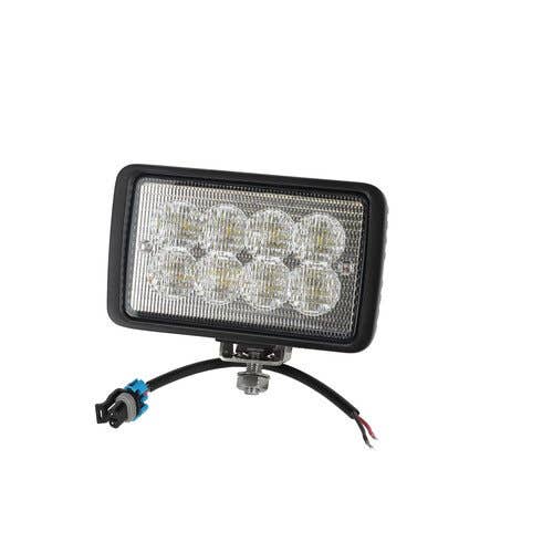 161361 | Red Rooster® LED Work Light – 40W | Rectangular | Flood Beam | Case 580K 580K 580SK 580SK 590 590 650G 650G 650H 750H 850H 850H 1150H 1150H | Case IH CX50 CX60 |  | 178345A1 | 92269C1 | AT208435 | AT226338 | 178345A1 | 87435762 | R54411 | R54412