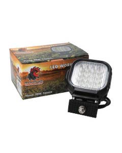 127031 | Red Rooster® LED Work Light - 48W | 4.92" Square | Flood Beam |