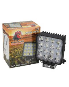 120117 | Red Rooster® LED Work Light - 48W | Square | Spot Beam |