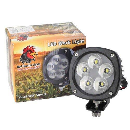 161367 | Red Rooster® LED Work Light – 50W | Square | Flood Beam | Caterpillar 14H 14H 16H 16H 135H 135H 140H 140H 143H 143H |  | 47682620 | 383-8634 | 241117 | AT135485 | 37A-06-12430 | 47682629 | 84236850 | 87555142 | 87584890 | 386-1717 | 214-2968