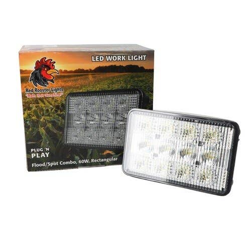 154223 | Red Rooster® LED Work Light - Rectangle | Flood / Spot Combo | Case IH CPX420 CPX610 CPX620 420 620 625 2144 2166 2188 2344 2366 2377 2388 2577 2588 |  | 353657A1 | 138225A1 | 183162A1