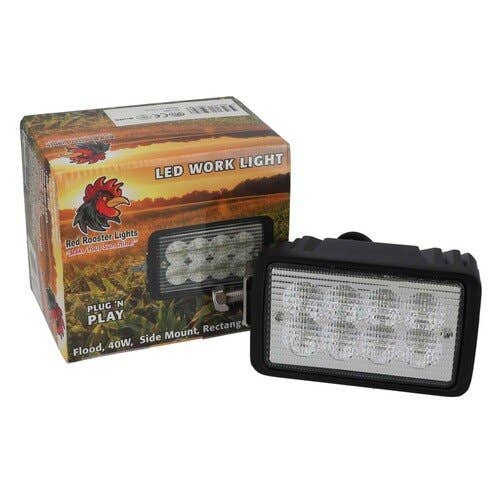 161083 | Red Rooster® LED Work Light - Side Mount | Flood Beam | Case IH MX80C MX100 MX120 MX135 MX150 MX170 5120 5130 5140 5220 5230 5240 5250 7110 7120 7130 7140 7210 7220 7230 7240 7250 8910 8920 8930 |  | 92266C1 | 3900811M91 | 3781544M1 | 3900812M91