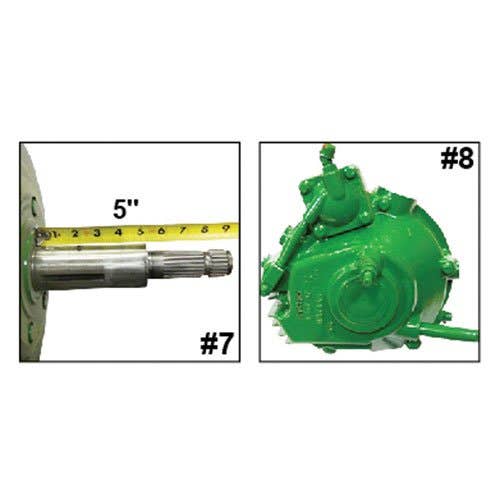 205073 | Feeder House Reverser Gear Box Assembly Hi Capacity | John Deere 9550 9650 9750 |