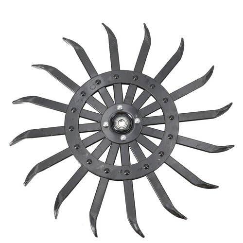 109637 | Rotary Hoe Wheel - Black with Bolted Hub Plate | Case IH 181 | Hiniker 700 5700 | John Deere RM 75 85 400 415 420 428 430 440 569 | M&W 1815 1821 1828 1925 |  | 149165C1 | 875-001-133 | AN140794 | 27-1830114 | 3400-111 | AN142664 | 1969297C2