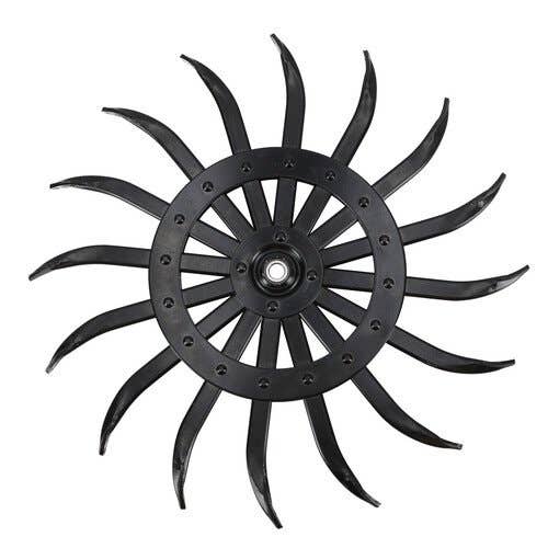 Rotary Hoe Wheel - Black with Riveted Hub Plate fits John Deere 75 569 400 440 AN140794 fits Case IH 149165C1 fits M&W 27-1830114 fits Yetter 3400-111 Rotary Hoe Wheel - Black with Riveted Hub Plate fits John Deere 75 569 400 440 AN140794 fits Case IH 149165C1 fits M&W 27-1830114 fits Yetter 3400-111