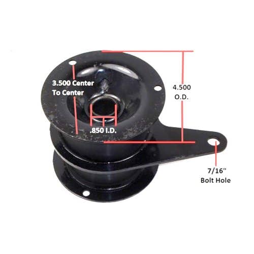 123680 | Rubber Seat Torsion Spring | Case 400 410 411 420 425 425 600 610B 700 730 731 800 800 801B 830 831 840 900 921 921 | International | Farmall | IH 743 833 |  | A7053