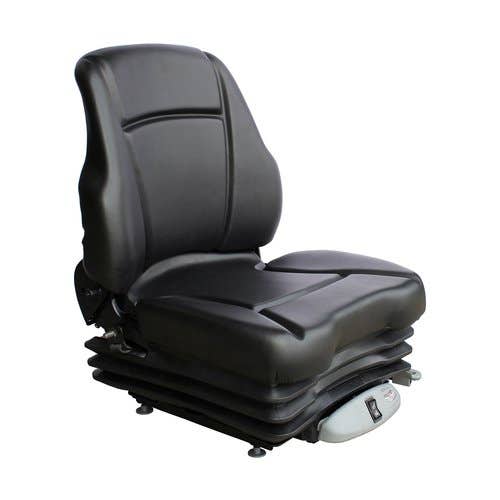 Sears Low Back Seat with Air Suspension Vinyl Black fits John Deere fits New Holland fits Case fits Massey Ferguson fits Caterpillar fits Kubota Sears Low Back Seat with Air Suspension Vinyl Black fits John Deere fits New Holland fits Case fits Massey Ferguson fits Caterpillar fits Kubota