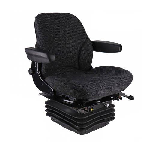 Sears Mid Back Seat Assembly - Air Suspension Cloth Asphalt Gray fits International Hydro 186 786 886 986 1086 1486 1586 3088 3388 3588 3688 5088 
