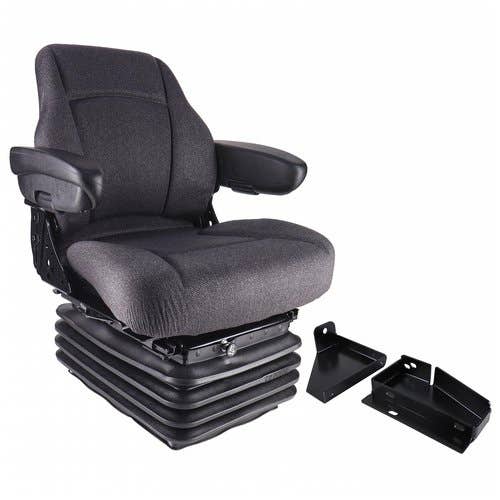 Sears Mid-Back Seat with Air Suspension Fabric Gray fits New Holland T8020 TG210 TG230 84162210 87454957 87643377 fits Massey Ferguson fits Case IH Sears Mid-Back Seat with Air Suspension Fabric Gray fits New Holland T8020 TG210 TG230 84162210 87454957 87643377 fits Massey Ferguson fits Case IH