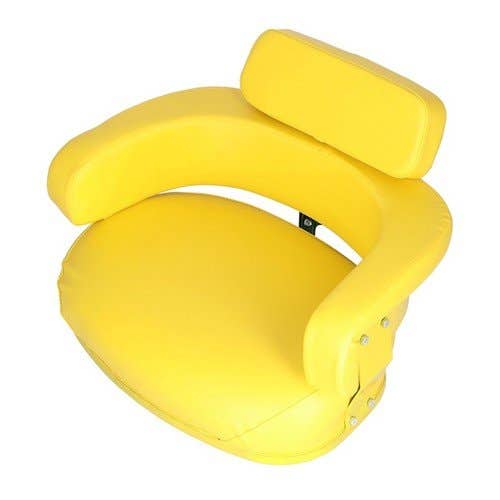 109348 | Seat Assembly | 3 Piece Set with Hardware | Vinyl | Yellow | John Deere 55 95 99 105 400 400 484 820 830 2010 2510 |  | TY24856 | AR26933 | AR26934 | AR26935 | AR59679 | AR59680 | AT14011 | R27784 | R27964 | R30443 | R30444 | R31512 | R31513