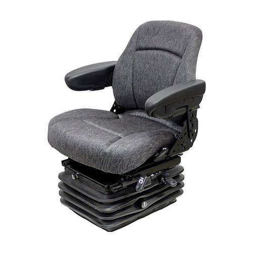 155553 | Seat Assembly - Air Suspension | Charcoal Gray | Fabric | Case IH | 71-89 Magnum | 91-93 Steiger | Case IH Maxxum 120 MX100C MX120 MX135 MX150 MXM120 MXM130 MXM140 MXM155 MXM175 MXM190 Puma 130 Puma 165 Puma 170 Puma 180 Puma 185 Puma 195 |