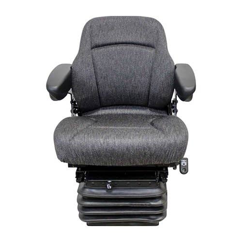 155553 | Seat Assembly - Air Suspension | Charcoal Gray | Fabric | Case IH | 71-89 Magnum | 91-93 Steiger | Case IH Maxxum 120 MX100C MX120 MX135 MX150 MXM120 MXM130 MXM140 MXM155 MXM175 MXM190 Puma 130 Puma 165 Puma 170 Puma 180 Puma 185 Puma 195 |