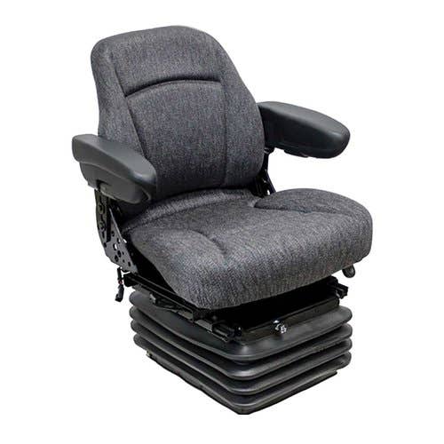 155553 | Seat Assembly - Air Suspension | Charcoal Gray | Fabric | Case IH | 71-89 Magnum | 91-93 Steiger | Case IH Maxxum 120 MX100C MX120 MX135 MX150 MXM120 MXM130 MXM140 MXM155 MXM175 MXM190 Puma 130 Puma 165 Puma 170 Puma 180 Puma 185 Puma 195 |