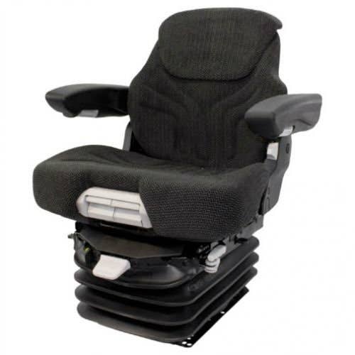 Seat Assembly - Air Suspension Fabric Black/Gray fits Allis Chalmers 7000 7010 7020 7040 7045 7060 fits Deutz Allis fits Seats & Cushions MSG95/741 Seat Assembly - Air Suspension Fabric Black/Gray fits Allis Chalmers 7000 7010 7020 7040 7045 7060 fits Deutz Allis fits Seats & Cushions MSG95/741