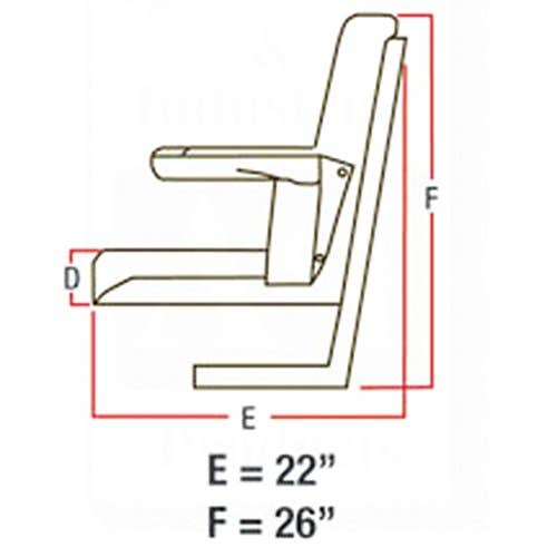 113009 | Seat Assembly | "Big Boy" | Vinyl | Blue | New | Universal |