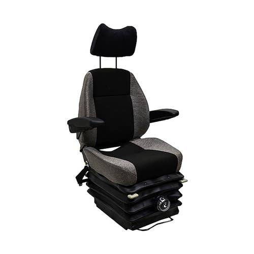 Seat Assembly. Cloth fits Case CX130 CX130B CX160 CX160B CX160C CX210 CX210B CX240 CX240B CX290 CX130 CX130B CX160 CX160B CX210 CX240 CX240B 87344650