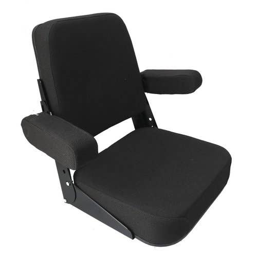 122509 | Seat Assembly | Comfort Classic | Fabric | Black | Allis Chalmers 185 200 6060 6070 6080 7000 7010 7020 7040 7060 8010 8030 8050 8070 | Bobcat 600 700 | Case 480C 480C 480D 480D 480E 480E 480ELL 480ELL 480F 480F 480FLL 480FLL 480LL 480LL 580C |