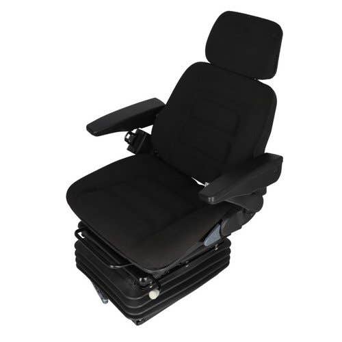 101395 | Seat Assembly | Full Adjustment with Mechanical Suspension | Fabric | Black | New | John Deere | Allis Chalmers 6680 6690 | Case IH 5120 5130 5140 5220 5230 5240 5250 | David Brown 1490 1494 1594 1690 | Deutz D6260 D6265 D6275 DX90 DX92 DX110 |