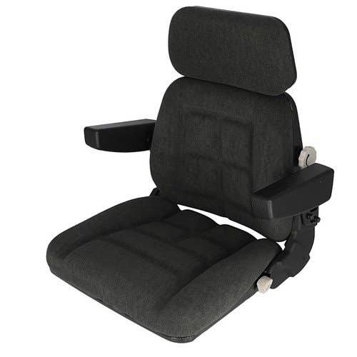 116605 | Seat Assembly | Fabric | Charcoal Gray | AGCO 7630 7650 8775 9735 9745 | Allis Chalmers 4W-220 4W-305 6680 6690 7000 7010 7020 7045 7060 7080 7580 8010 8030 8050 8070 8745 8765 8785 9435 9455 9630 9635 9650 9655 9670 9675 9690 9695 9755 9765 |