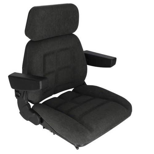 116605 | Seat Assembly | Fabric | Charcoal Gray | AGCO 7630 7650 8775 9735 9745 | Allis Chalmers 4W-220 4W-305 6680 6690 7000 7010 7020 7045 7060 7080 7580 8010 8030 8050 8070 8745 8765 8785 9435 9455 9630 9635 9650 9655 9670 9675 9690 9695 9755 9765 |