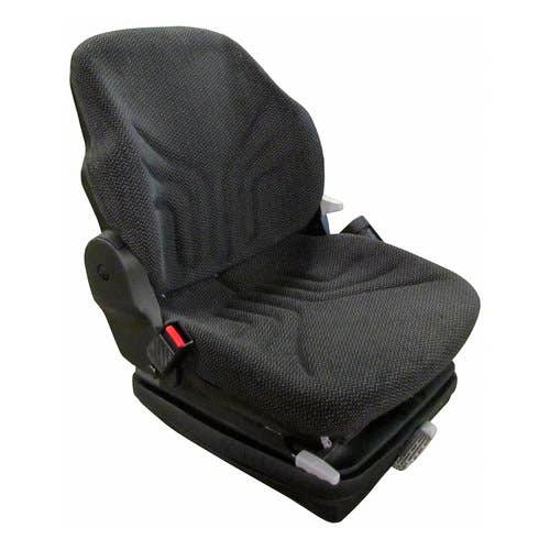Seat Assembly - Grammar Style Mechanical Suspension Fabric Black fits John Deere 4320 7520 7810 RE251272 TCA17395 fits New Holland fits Case 84067648 Seat Assembly - Grammar Style Mechanical Suspension Fabric Black fits John Deere 4320 7520 7810 RE251272 TCA17395 fits New Holland fits Case 84067648