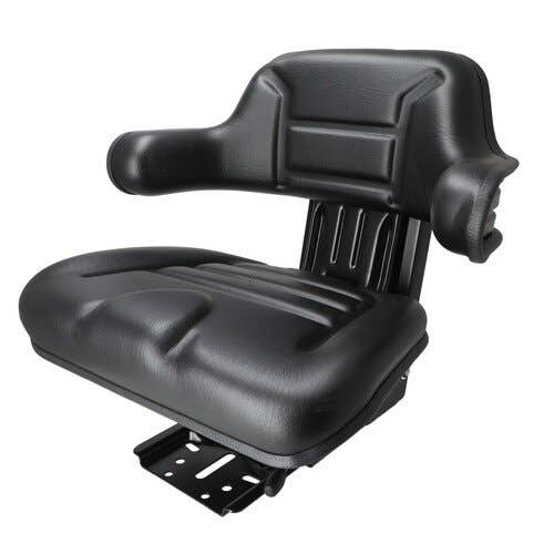Seat Assembly - Grammer Style Vinyl Black fits John Deere 2030 2040 2355 2555 TY24763 TY24764 fits Massey Ferguson 1672345M91 fits Ford D9NN400DB12B Seat Assembly - Grammer Style Vinyl Black fits John Deere 2030 2040 2355 2555 TY24763 TY24764 fits Massey Ferguson 1672345M91 fits Ford D9NN400DB12B