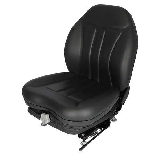 101396 | Seat Assembly - High Back Industrial Suspension | Slide Track | Black Vinyl | John Deere 240 250 260 270 280 313 315 |  | AT315073 | 87019264 | AT327447 | AT344971 | AT347476 | AT361224 | KV24167 | 86610722 | 86575476 | 87019265 | 87019258