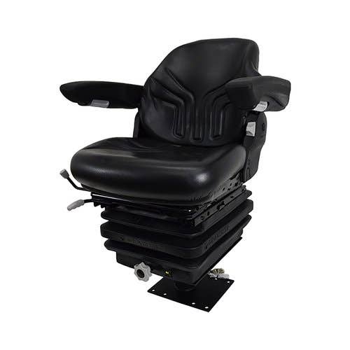 Seat Assembly - Mechanical Suspension Vinyl Black fits Case 570LXT 580K 580L 580M 580SK 580 Super L 580 Super M 590 Super L 590 Super M 590 293022A1